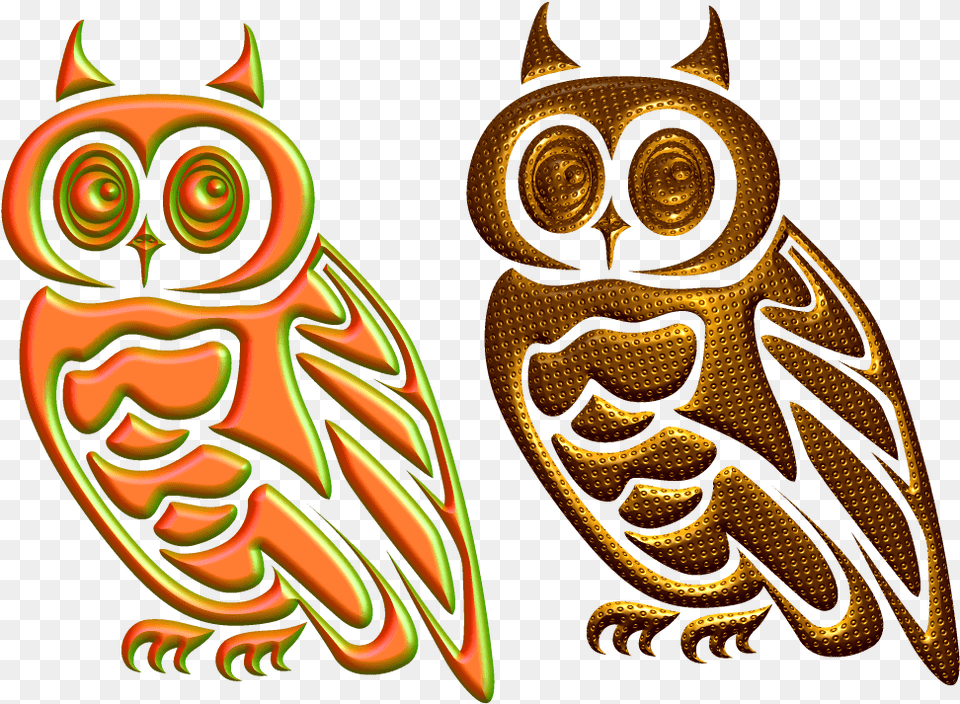 Golden Owl, Emblem, Symbol, Architecture, Pillar Png