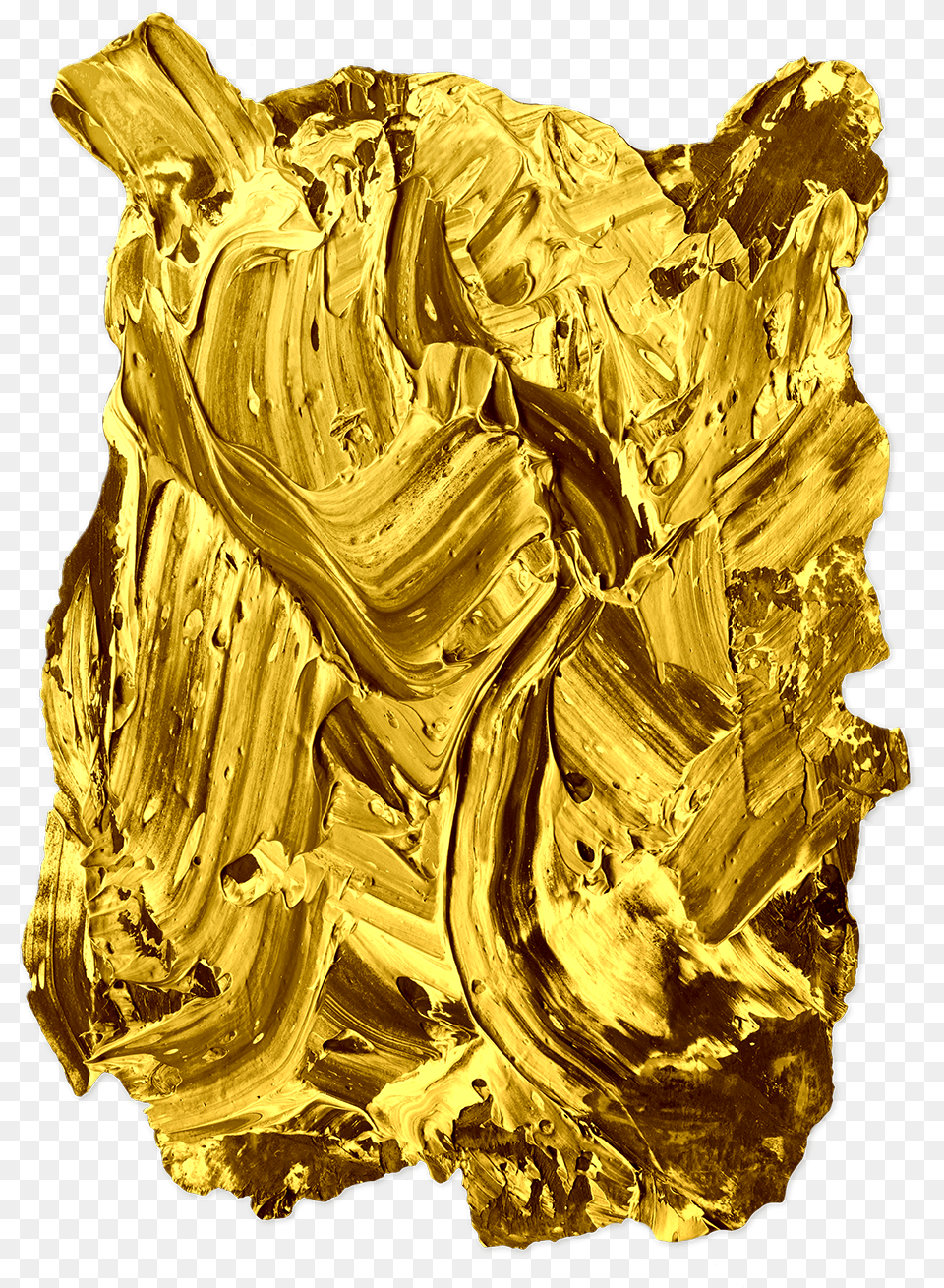 Golden Paint Robust Nature Painting Texture Paint, Gold, Mineral, Treasure, Adult Png Image