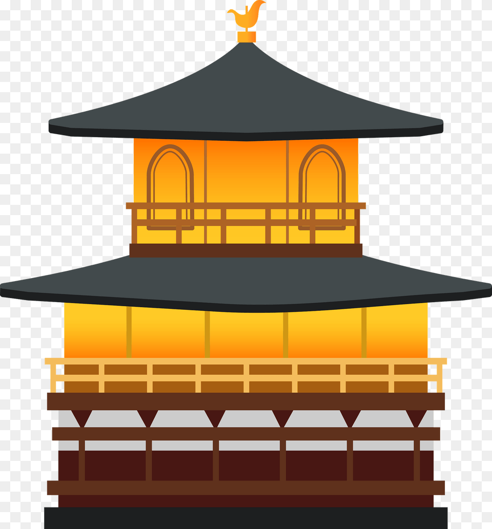 Golden Pavilion Temple Clipart, Outdoors, Architecture, Building, Pagoda Free Transparent Png