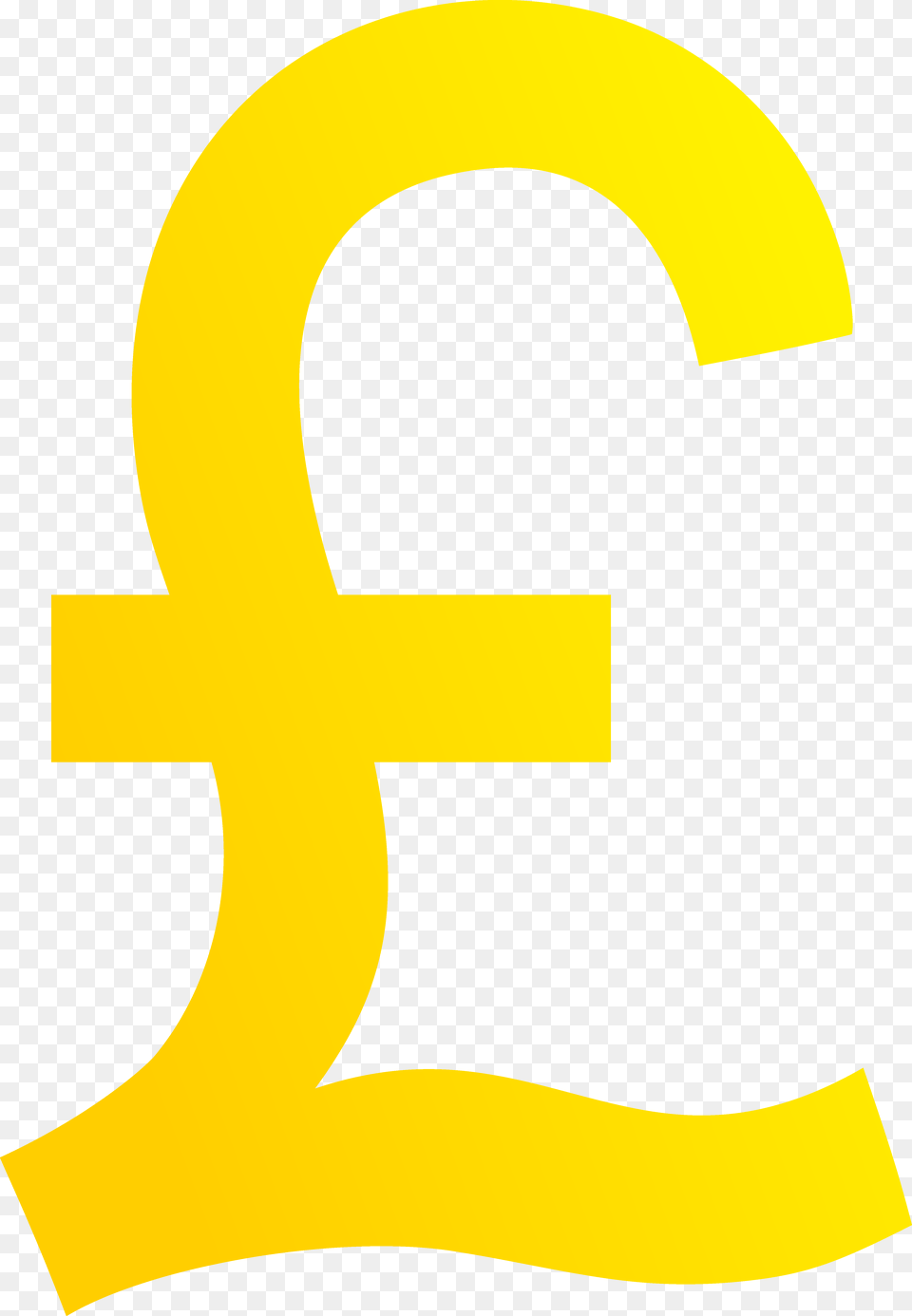 Golden Pound Sterling Symbol, Number, Text Png Image