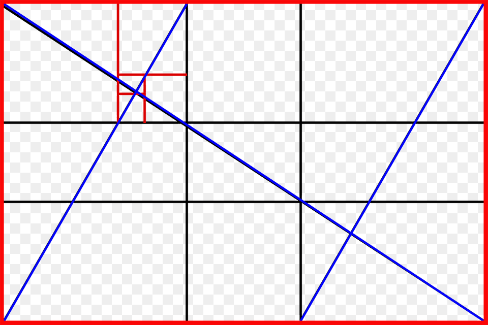 Golden Ratio Overlays Golden Mean Grid, Leaf, Plant, Bow, Weapon Free Transparent Png