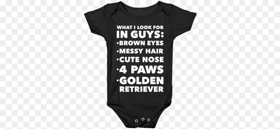 Golden Retriever Baby Onesy Child, Clothing, T-shirt, Shirt Free Png Download