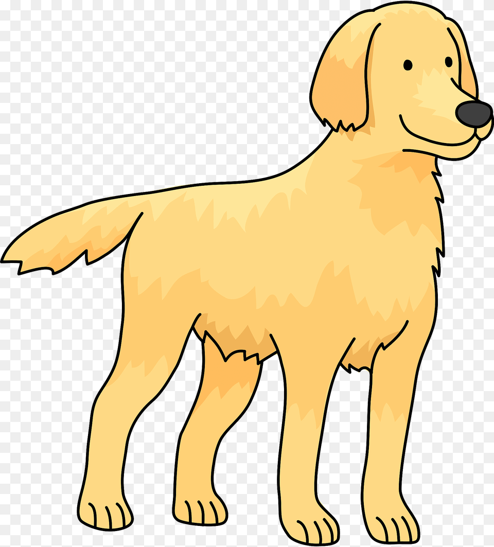 Golden Retriever Dog Clipart, Animal, Canine, Pet, Golden Retriever Png