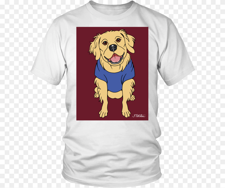 Golden Retriever Dog T Shirt Toyota Supra T Shirt Design, Clothing, T-shirt, Animal, Canine Free Png Download