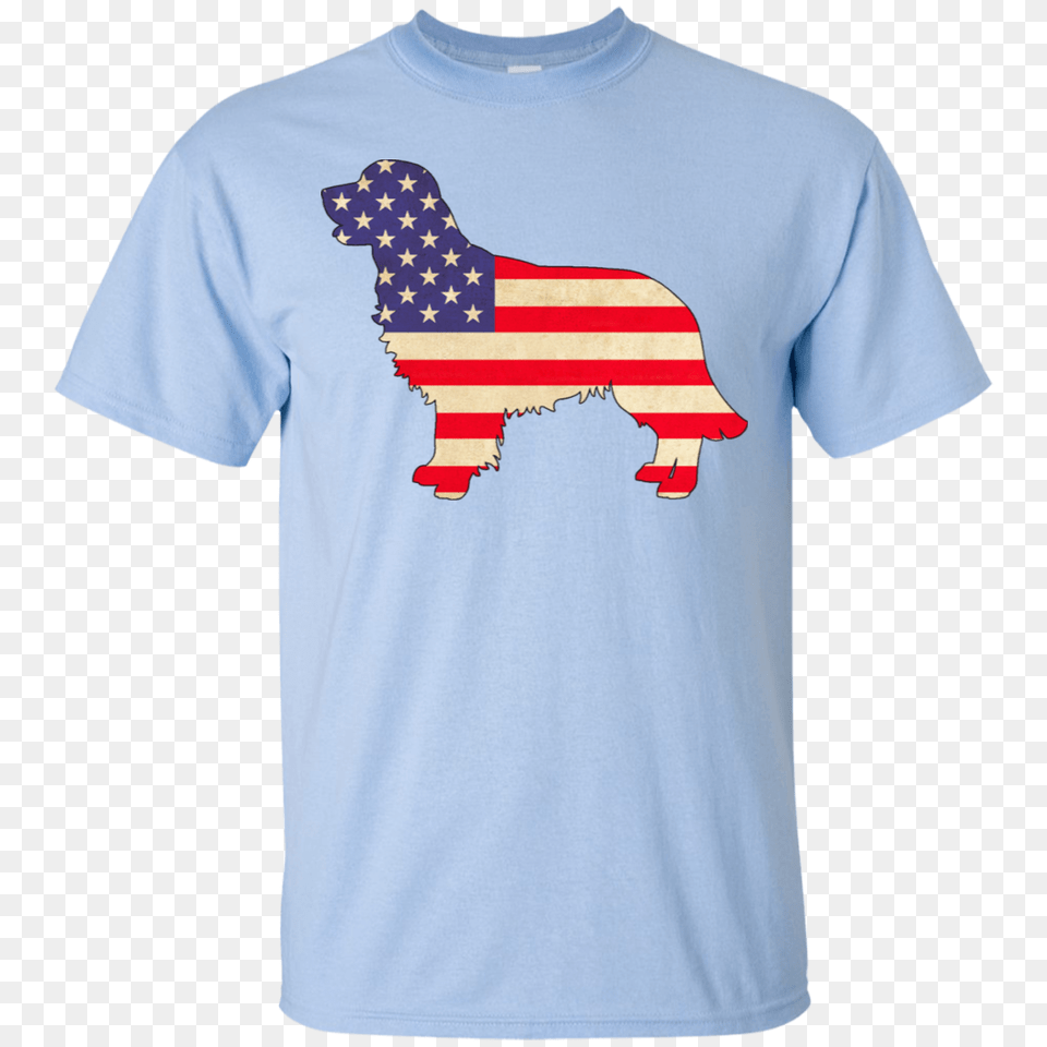 Golden Retriever Flag, Clothing, T-shirt, American Flag Free Transparent Png