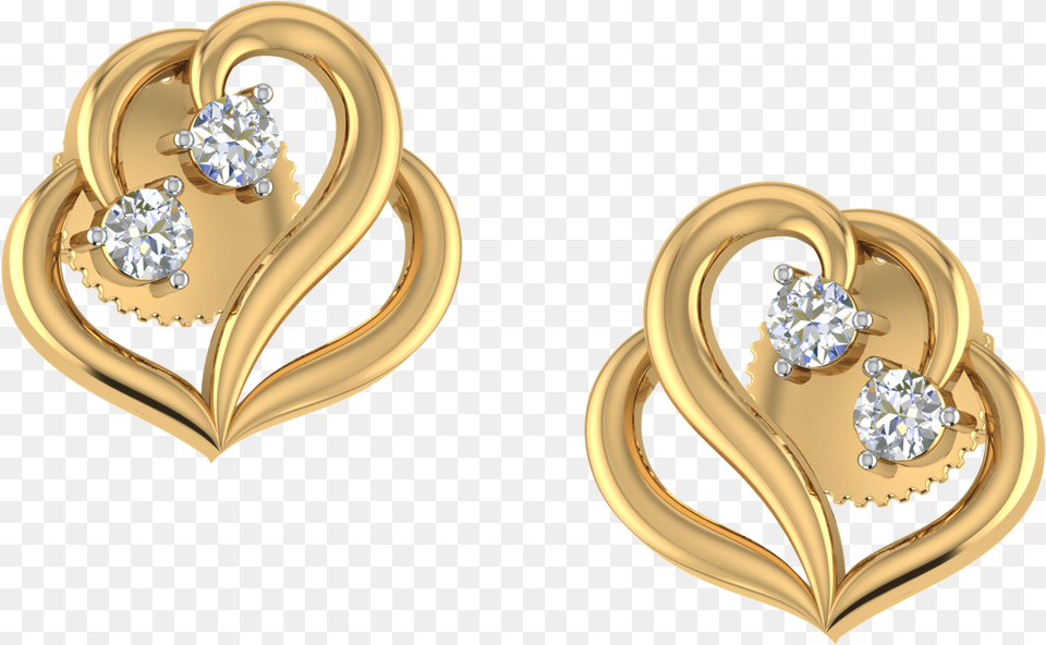 Golden Ribbon, Accessories, Diamond, Earring, Gemstone Free Transparent Png