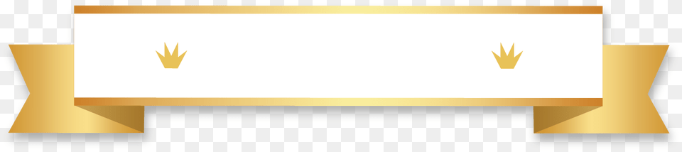 Golden Ribbon Banner White Stripes With Down Fold Wedge Beige, Bench, Furniture, Table, Text Free Transparent Png