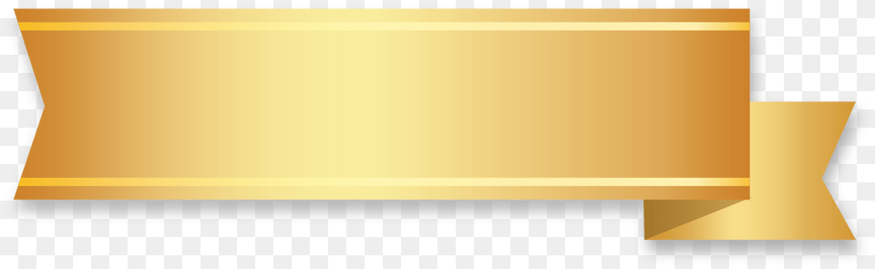Golden Ribbon Banner With Single Fold Wedge End Gold Vertical Ribbon, Text, Bench, Furniture Png Image