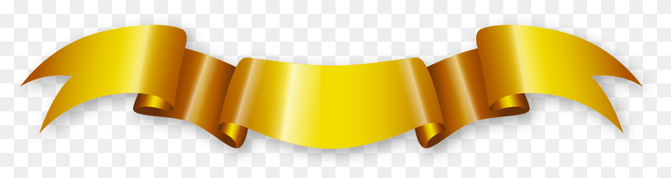 Golden Ribbon Image, Logo, Text, Symbol Free Transparent Png