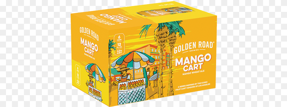 Golden Road Mango Cart Box, Cardboard, Carton Free Png