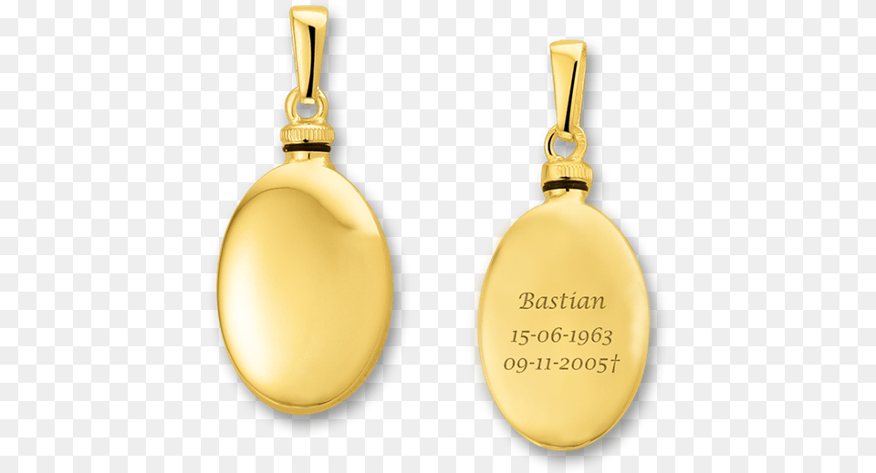 Golden Round Ash Pendant With Engraving Earrings, Accessories, Gold, Earring, Jewelry Png