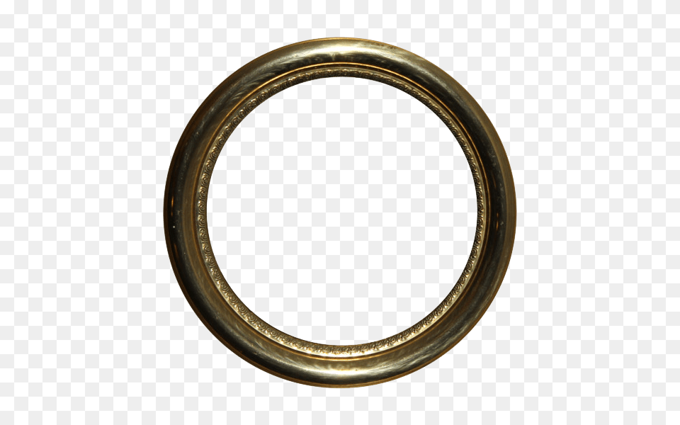 Golden Round Frame, Oval, Photography, Bronze, Fisheye Free Png
