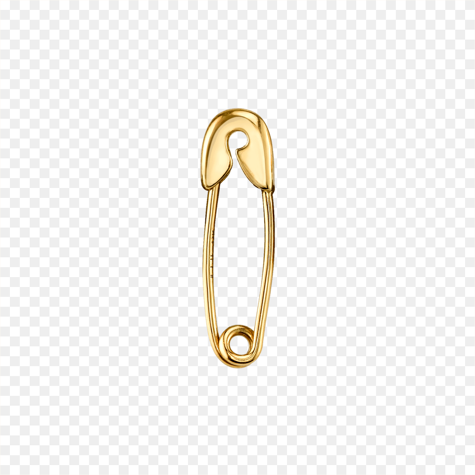 Golden Safety Pin Safety Pin, Handle Free Transparent Png