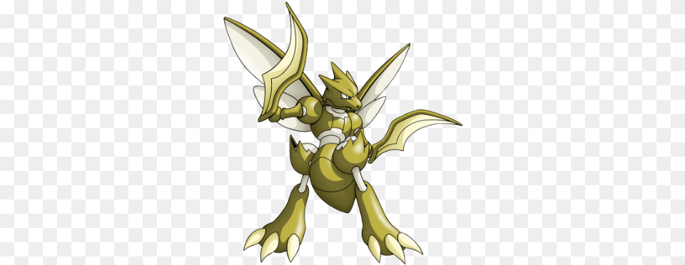 Golden Scyther Pokemon Scyther, Accessories, Art Free Png