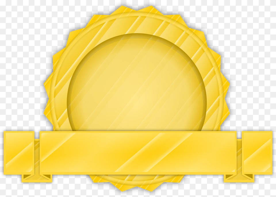 Golden Seal Vector Image Pita Vektor, Gold, Trophy, Bulldozer, Machine Free Png Download