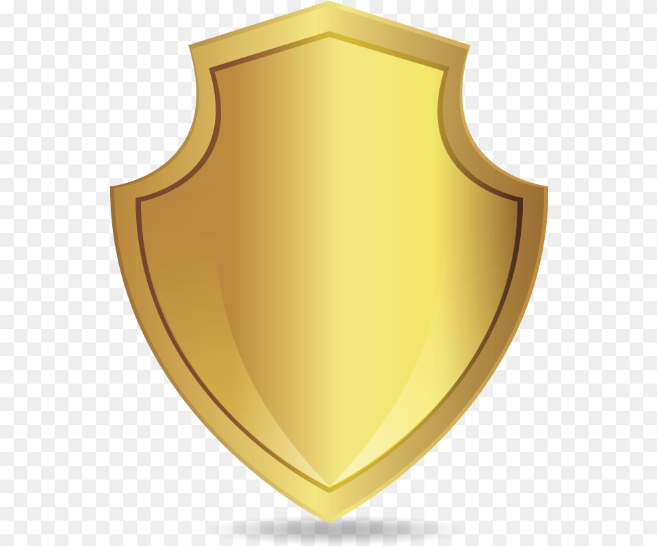 Golden Shield Badge Shield, Armor Png
