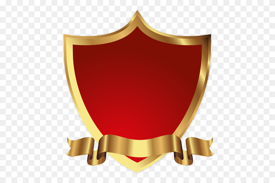 Golden Shields Logo Icon Badges Collection Shield Vector Icon, Armor, Mailbox Png