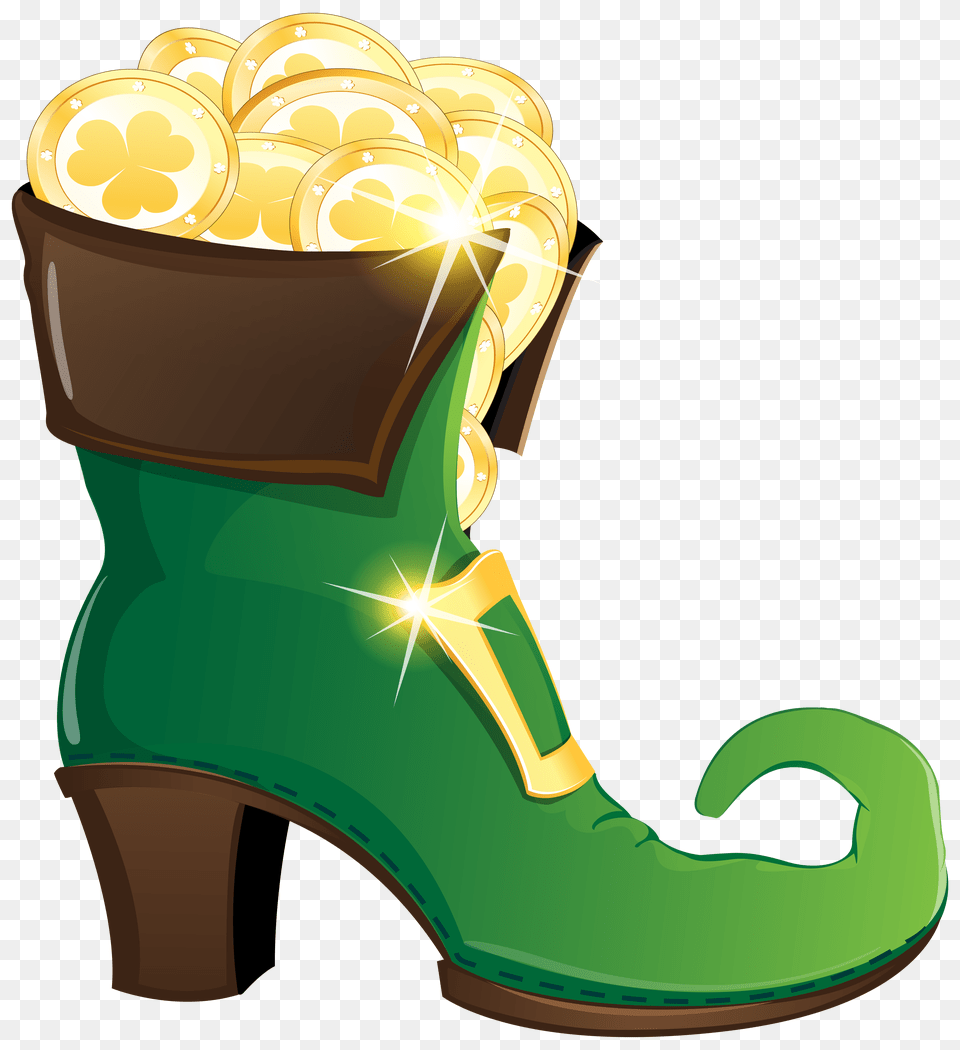 Golden Shoes Clipart Explore Pictures, Clothing, Footwear, Shoe, High Heel Free Png Download