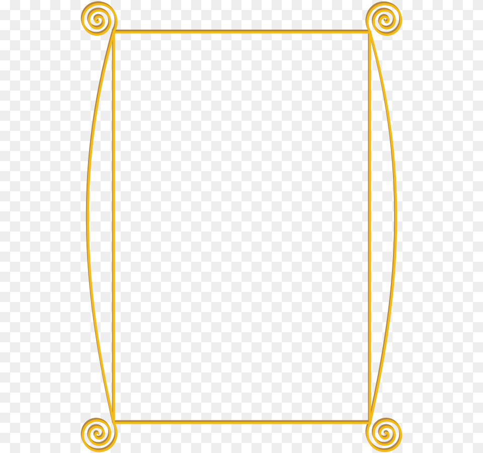 Golden Spiral Frame Clip Arts For Web Gold Frames Clipart, Blackboard Free Png Download