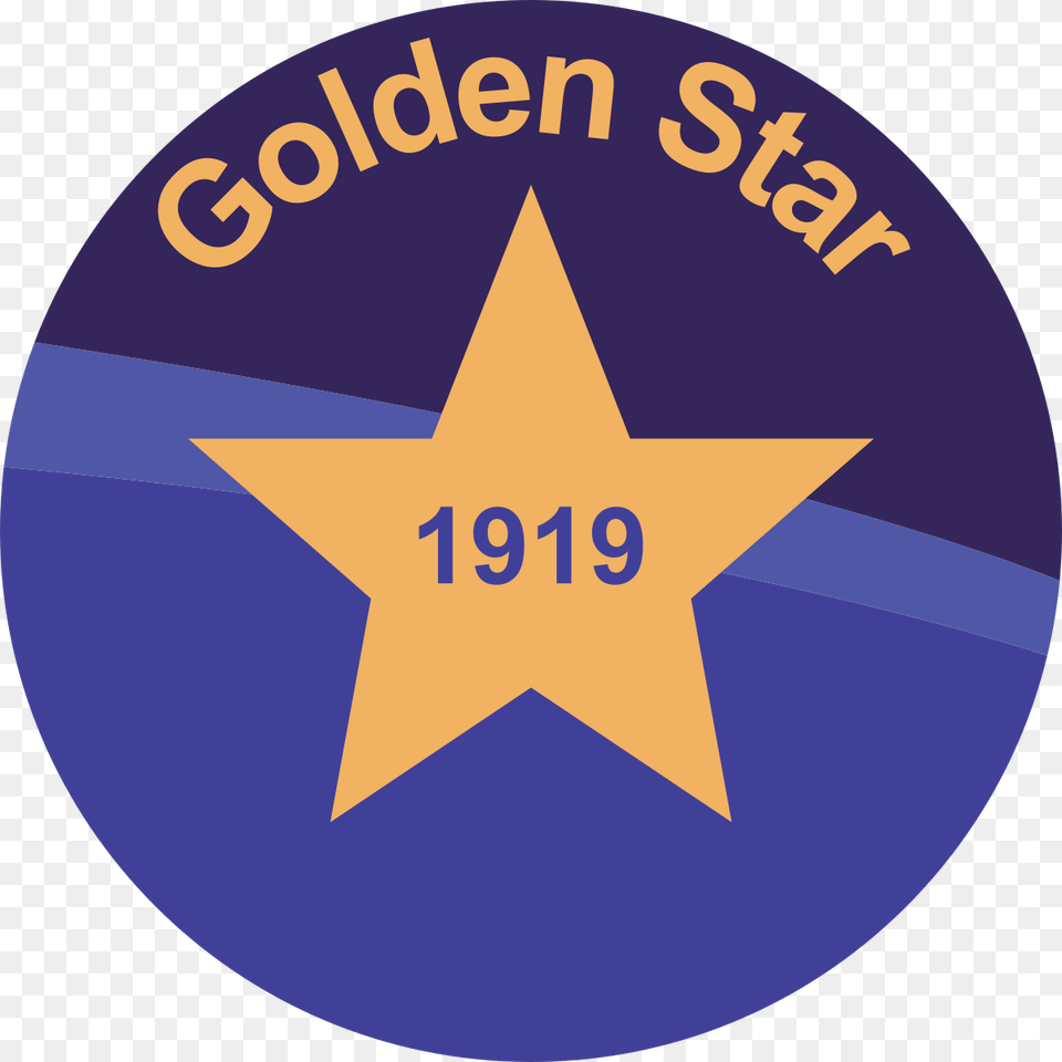 Golden Star De Fort De France, Badge, Logo, Symbol, Star Symbol Free Png Download