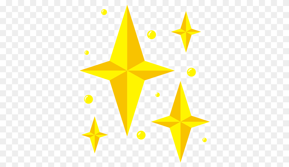 Golden Stars Star Falling Fireworks Star Triangle, Star Symbol, Symbol Free Png Download