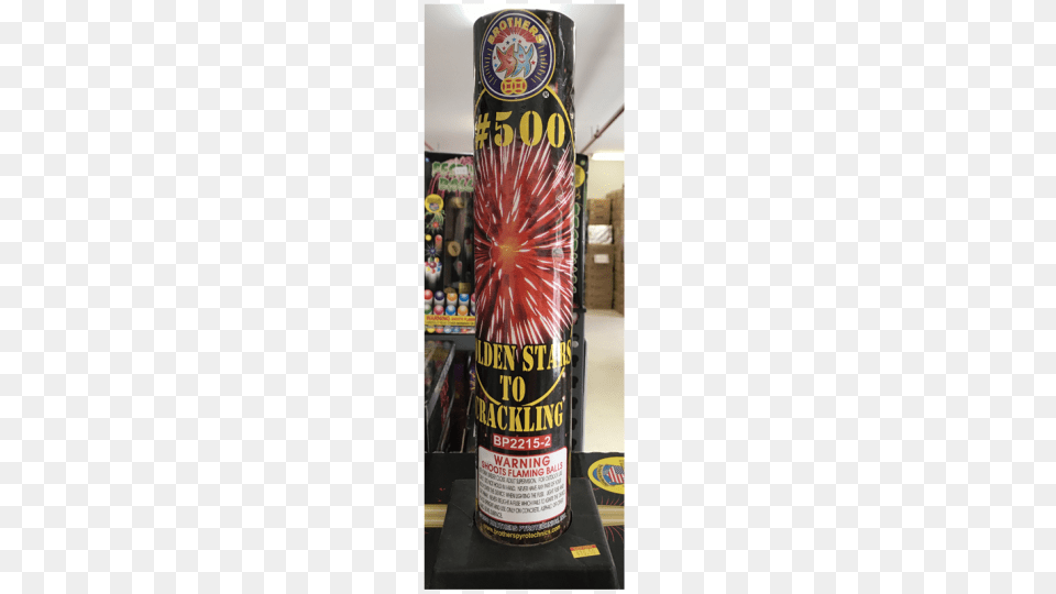 Golden Stars To Crackling Brothers Fireworks, Tin, Can, Spray Can Png Image