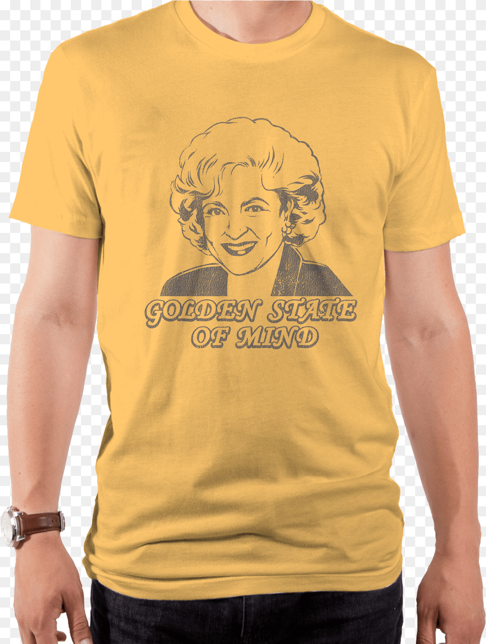 Golden State Of Mind Golden Girls T Shirt Lucy In The Sky With Diamonds T Shirt, T-shirt, Clothing, Person, Wedding Free Png Download