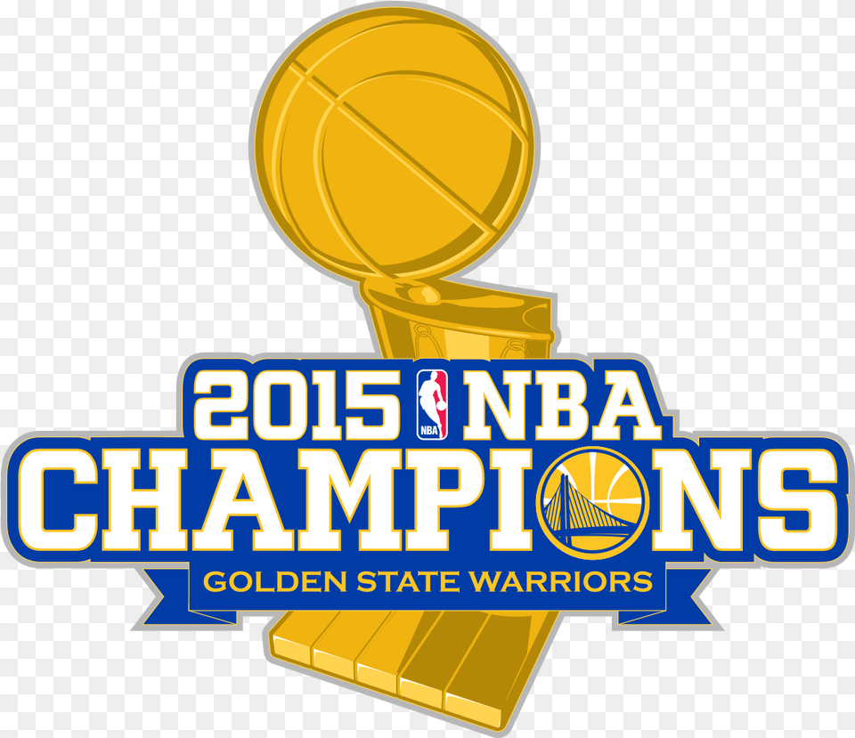 Golden State Warriors Champions For Basketball, Gold, Trophy Free Png Download