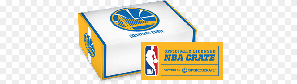 Golden State Warriors Courtside Crate Fathead Nba Logo Wall Decal, Box, Cardboard, Carton, Person Free Transparent Png