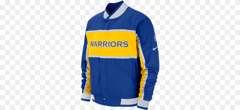 Golden State Warriors Jacket, Clothing, Coat, Shirt, Sleeve Free Transparent Png
