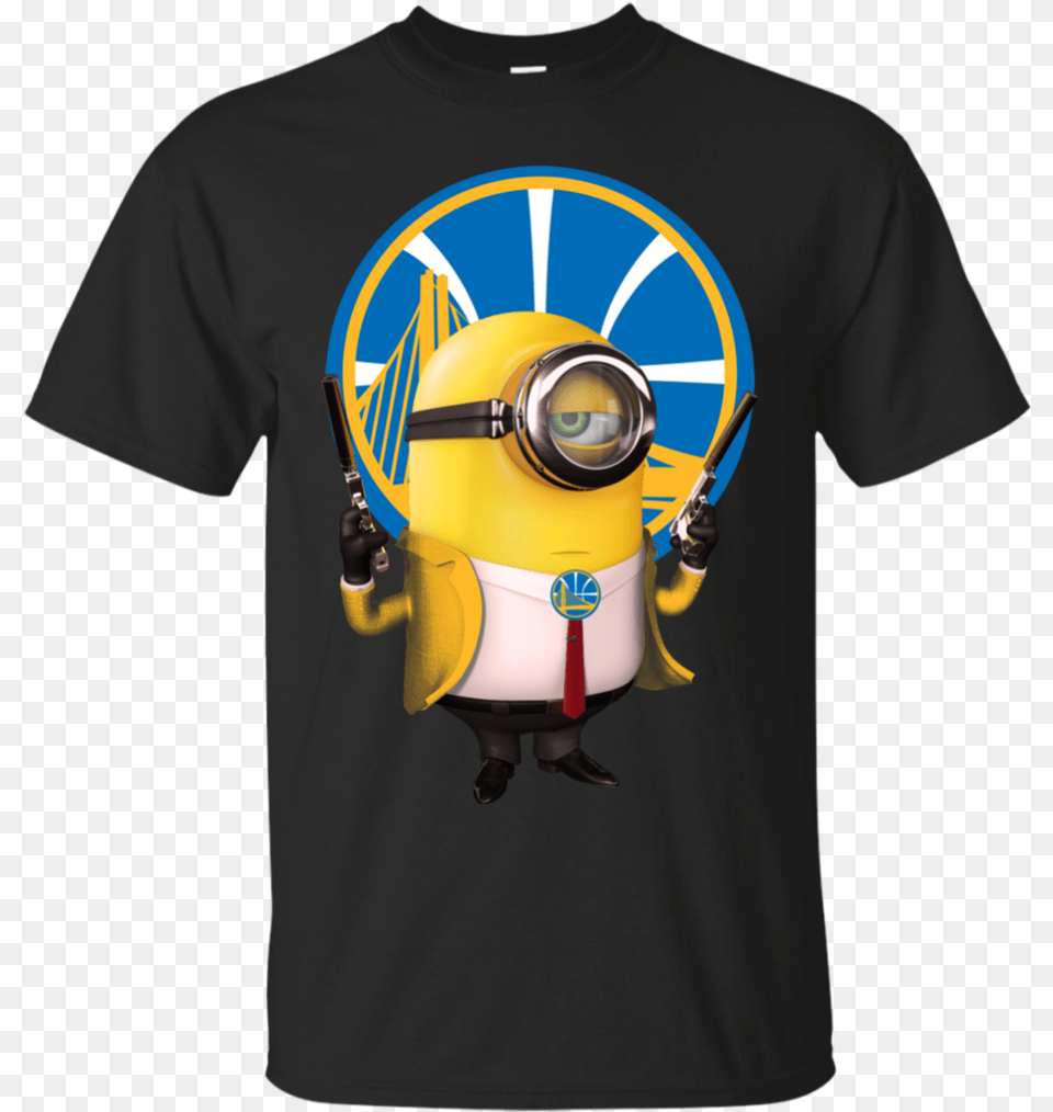 Golden State Warriors Minions T Shirt Warriors 119 117 Blazzers, Clothing, T-shirt, Adult, Male Free Png Download