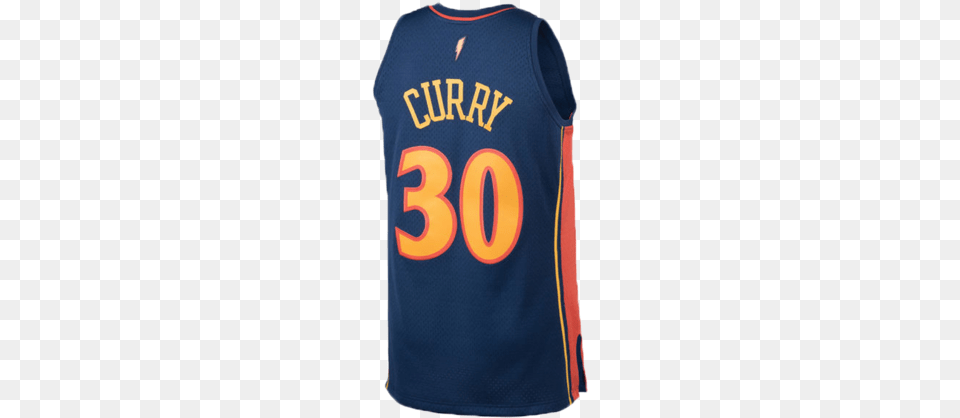 Golden State Warriors Stephen Curry Navy Swingman Jersey Golden State Warriors Old Jersey, Clothing, Shirt, Hoodie, Knitwear Png