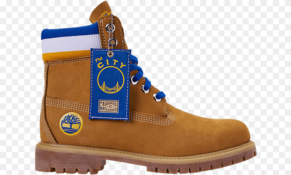 Golden State Warriors Timberlands, Clothing, Footwear, Shoe, Boot Free Transparent Png