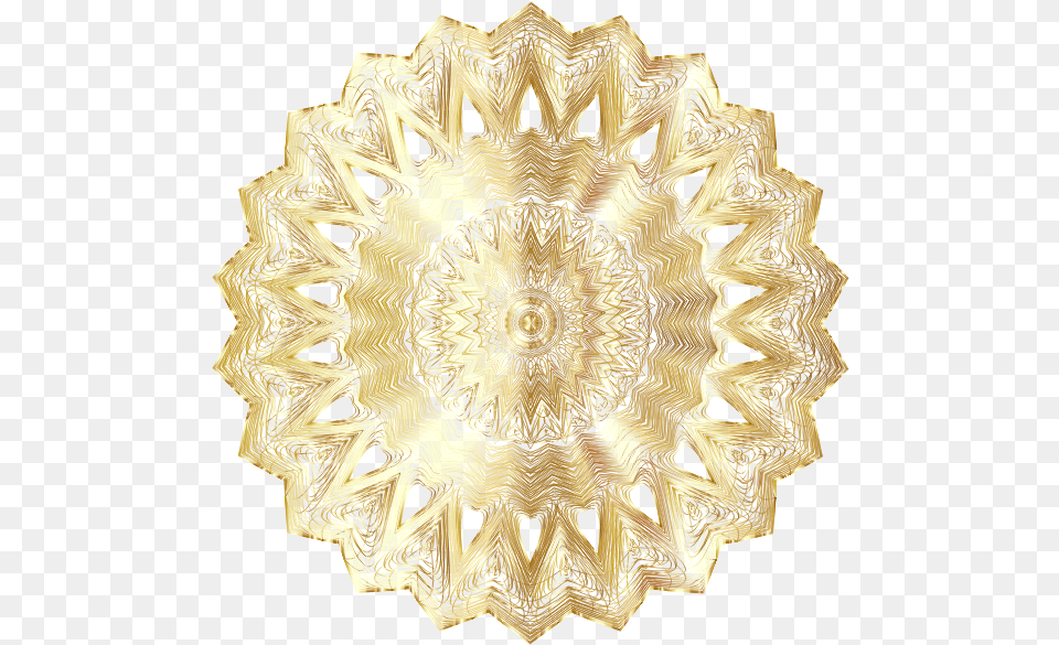 Golden Sun No Background Svg Golden Mandala Without Background, Accessories, Gold, Chandelier, Lamp Free Png Download