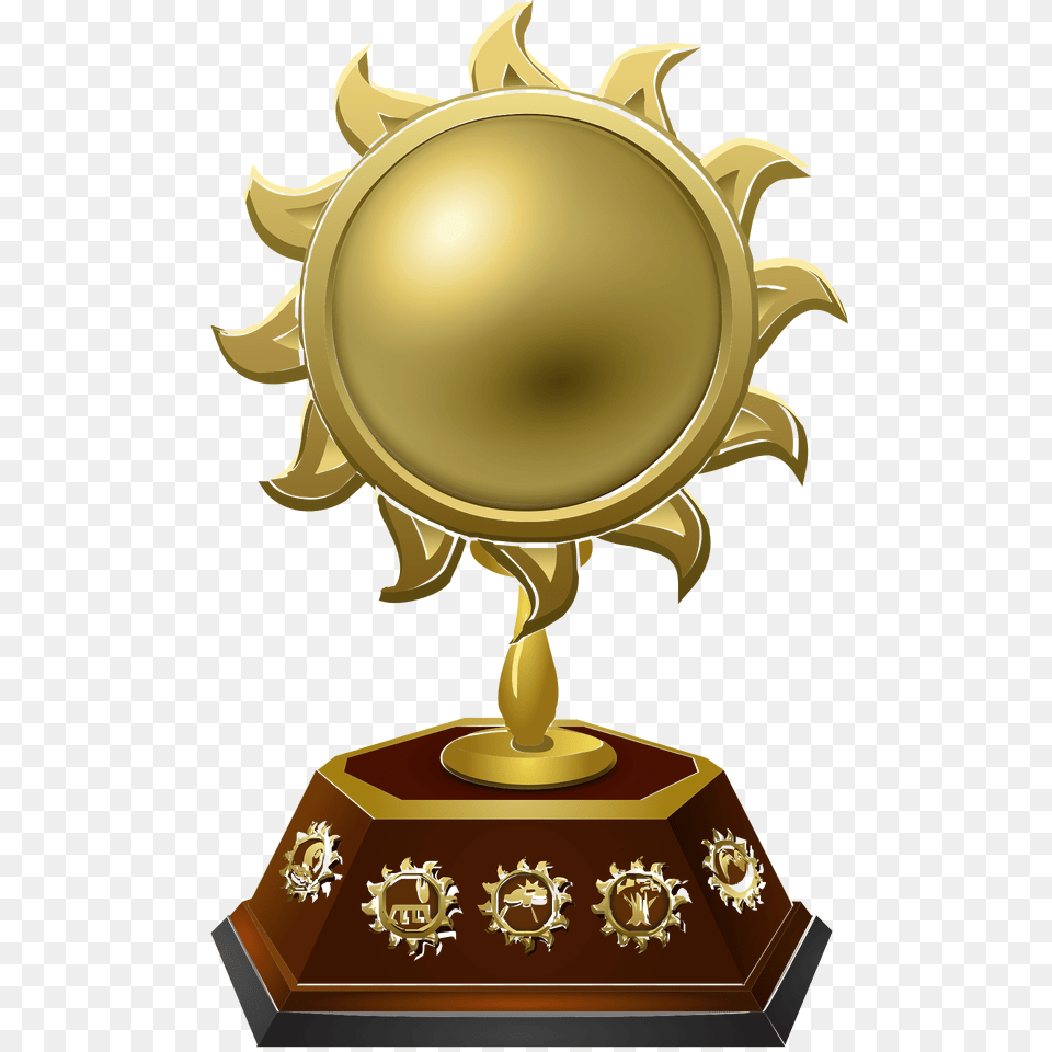 Golden Sun Trophy Clipart, Ammunition, Grenade, Weapon Free Transparent Png