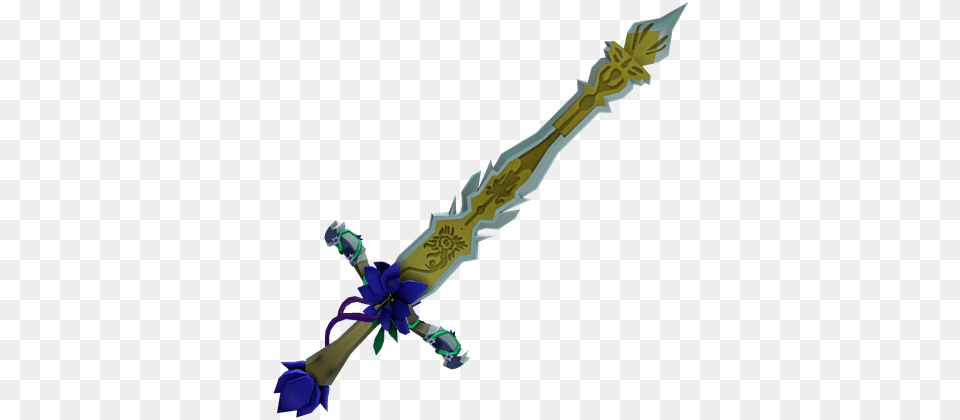 Golden Sword Of Spring Growth Roblox, Weapon, Blade, Dagger, Knife Png Image