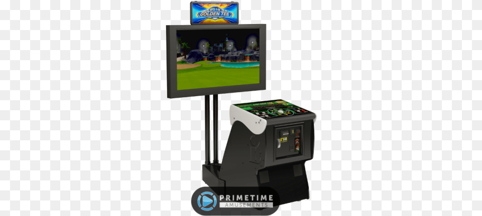Golden Tee 2018 Video Game By Incredible Technologies Golden Tee Live 2010, Hardware, Computer Hardware, Electronics, Monitor Free Png Download