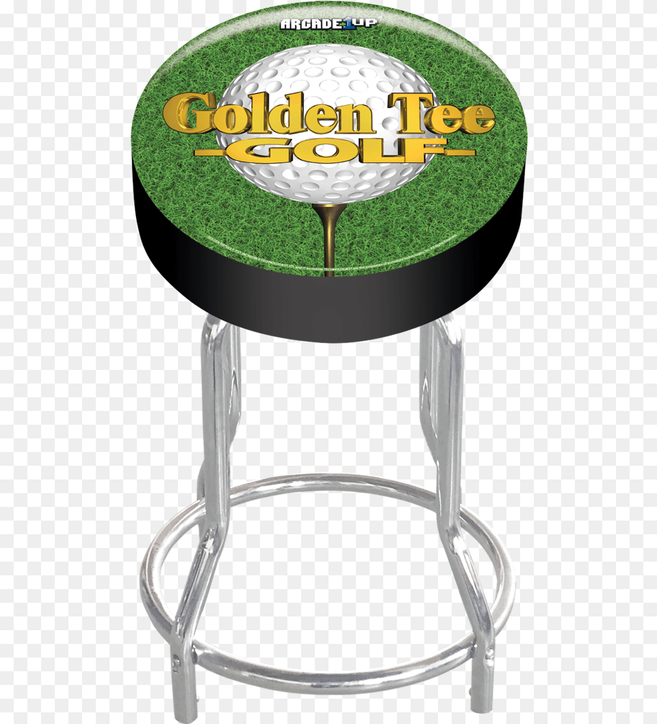 Golden Tee Adjustable Stoolclass Lazyload Lazyload Pac Man Bar Stools, Ball, Golf, Golf Ball, Sport Free Png