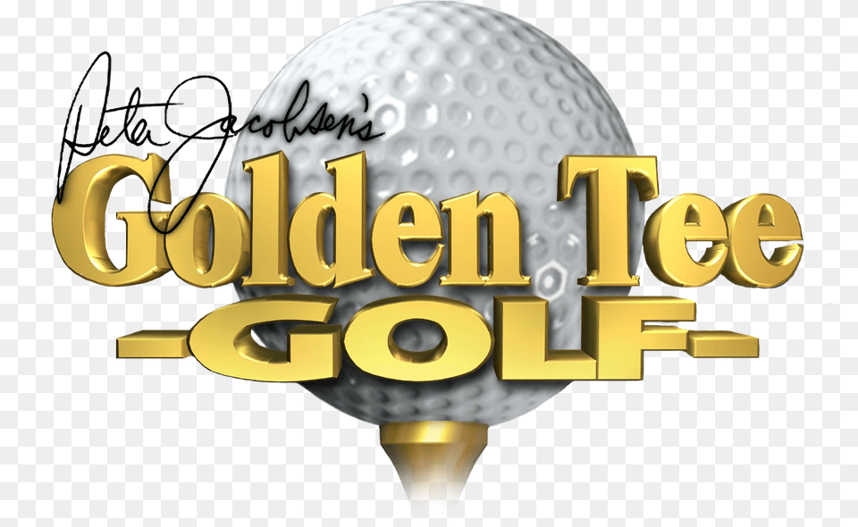 Golden Tee Golf Golden Tee Golf Logo, Ball, Golf Ball, Sport, Tape Png