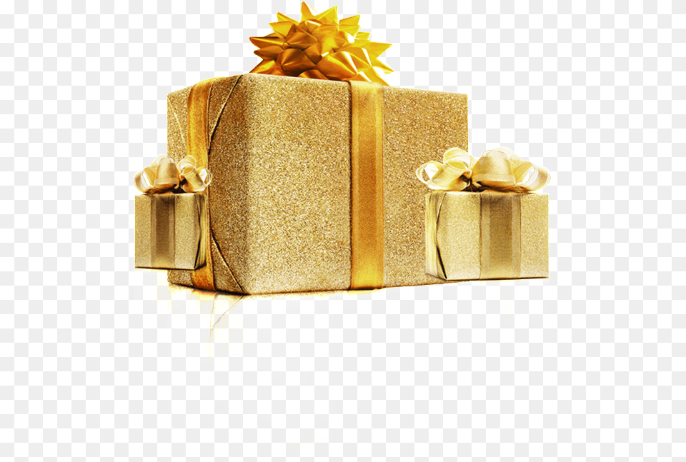 Golden Texture Gift Box Gold Gift Box, Flower, Plant, Rose Free Transparent Png