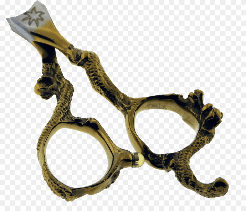 Golden Touch Handle Scissors, Smoke Pipe, Blade, Weapon, Shears Free Transparent Png