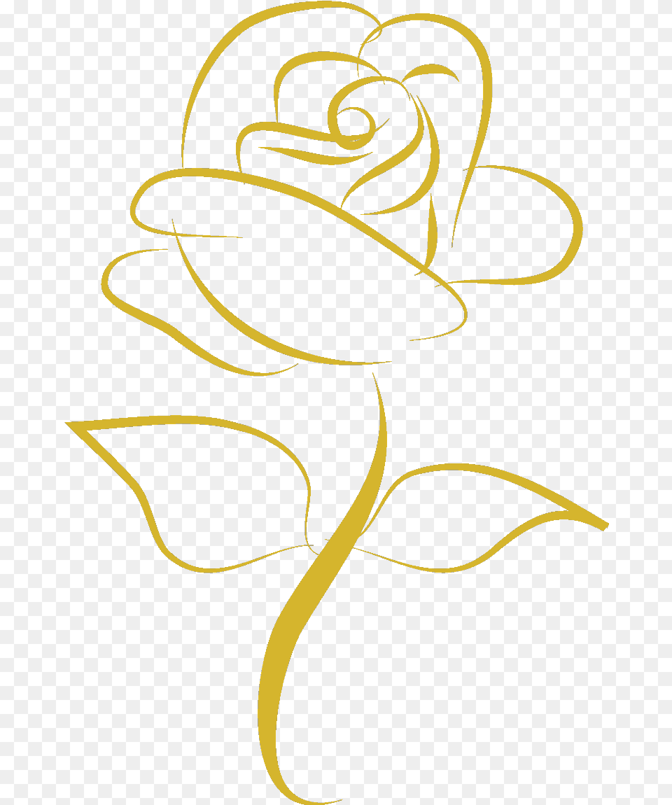 Golden Transparent Vector Clipart Gold Rose Clip Art, Clothing, Hat Free Png Download