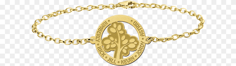 Golden Tree Of Life Bracelet Gold Zodiac Bracelet, Accessories, Jewelry, Necklace Free Png Download