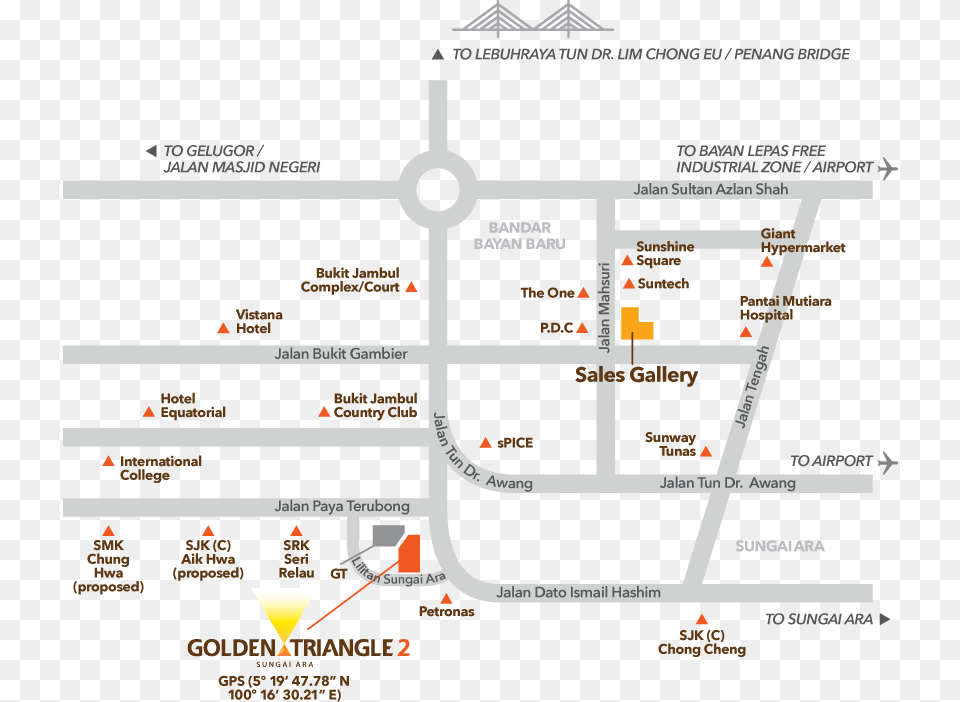 Golden Triangle 2 Floorplan3 Golden Triangle Sungai Ara Penang, Chart, Diagram, Plan, Plot Free Png Download