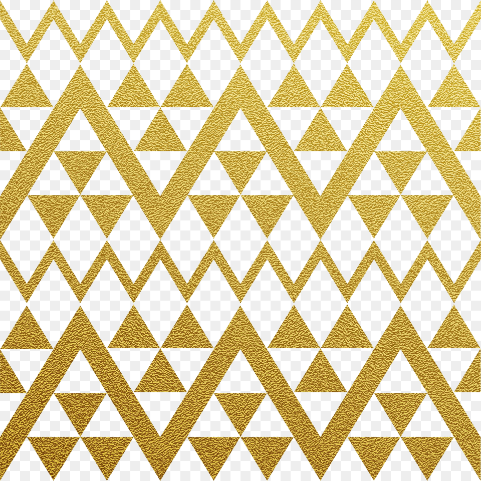 Golden Triangle Geometry Gradient Background Material Gold Triangle Pattern, Home Decor Free Png