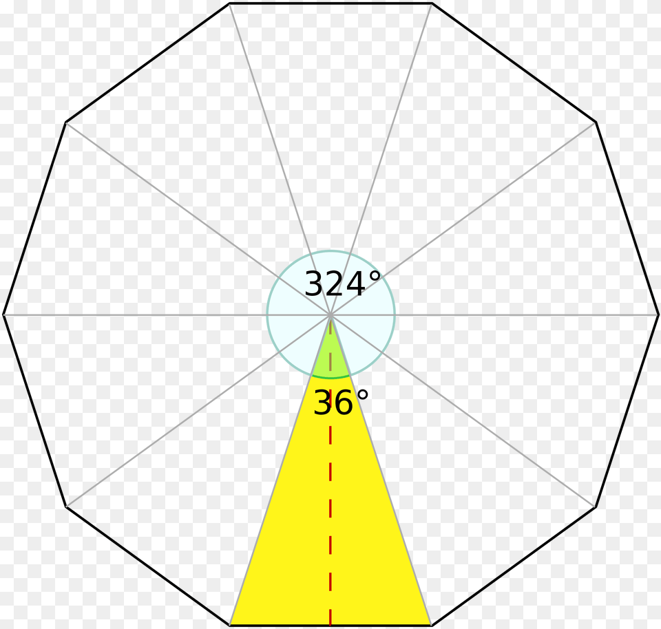 Golden Triangle In Decagon, Nature, Night, Outdoors, Light Png Image
