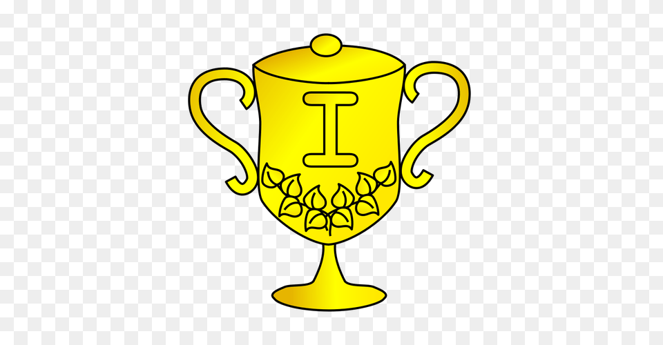 Golden Trophy Vector Illustration, Bottle, Shaker Png