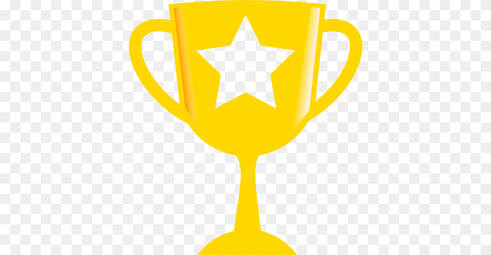 Golden Trophy With Glaze Vector Clip Art Free Png