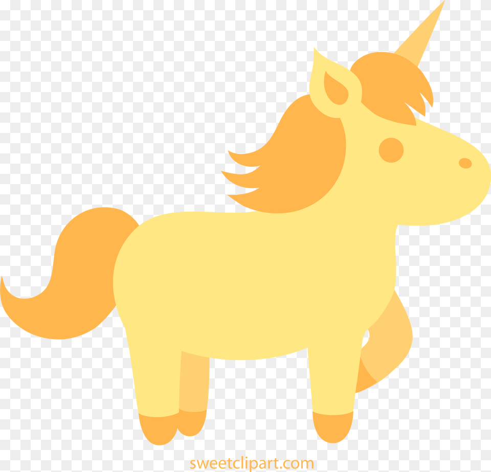 Golden Unicorn Clipart Vectors Gold Unicorn Clipart, Animal, Mammal, Pig, Lion Free Png Download