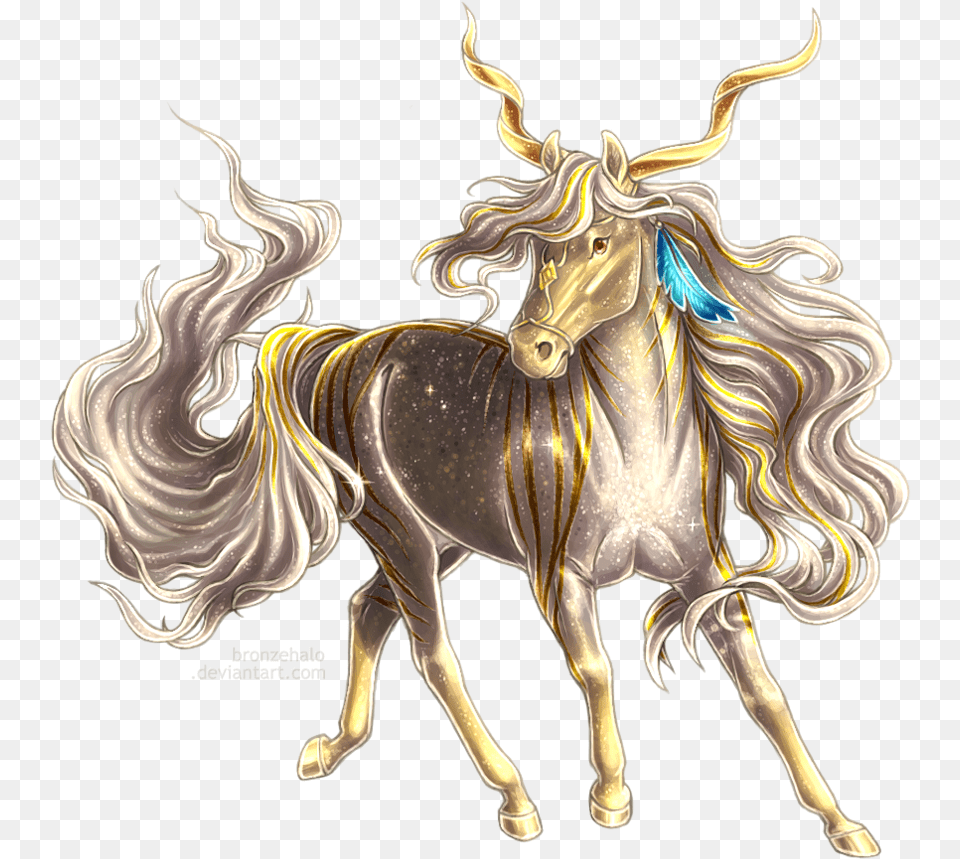 Golden Unicorn Animal, Horse, Mammal Free Transparent Png